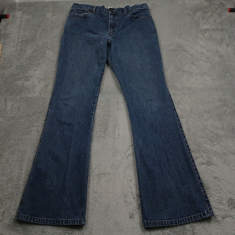 Vintage Abercrombie Fitch Jeans Womens 10 Blue Denim Bootcut Y2K